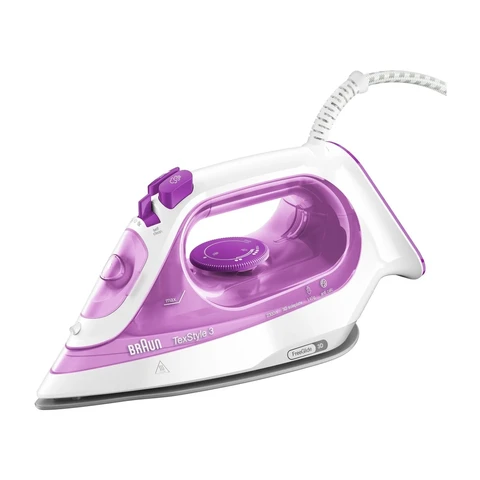 Braun TexStyle 3, Stoomstrijkijzer, SI3030PU, Paars