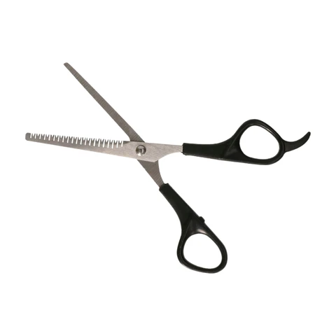 Pets Haarschneidezangen, Edelstahl/Kunststoff, 18 cm, Für dünne Fell, Katzen/Hunde