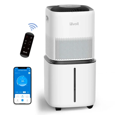 Levoit Superior 6S Slimme Luchtreiniger - HEPA H13 Filter - Automatische Modus - Realtime Luchtkwaliteit Display