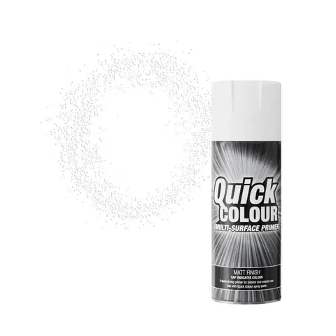 QUICK COLOUR PRIMER SPRAY WHITE 400ML