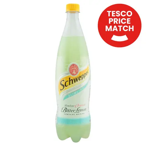 Schweppes Slimline Bitter Lemon 1L