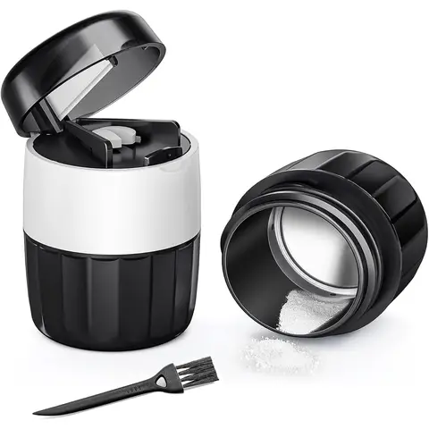 VVM 3-in-1 Pill Crusher and Pill Cutter, Pills Crusher Fine Powder with Stainless Steel Grinding Head, Pil Grinder with Storage for Tablets, Cutter Splitter for Small and Tiny Pills