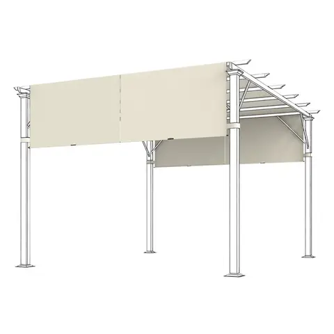sonnensegel quadratisch 4x4 Sonnensegel 4x4 quadratisch - creme - Sonnenschutz atmungsaktiv