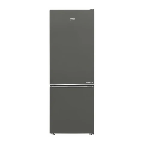 BEKO B7RCNE367HG Kühlschrank-Gefrierkombination, 316 Liter Fassungsvermögen, 186,5 cm hoch, umkehrbare Türangel, 210 L Kühlung, 106 L Gefrierfach, 3 Gefrierfächer, 32 dB, Manhattan-Grau [Energieeffizienzklasse B]