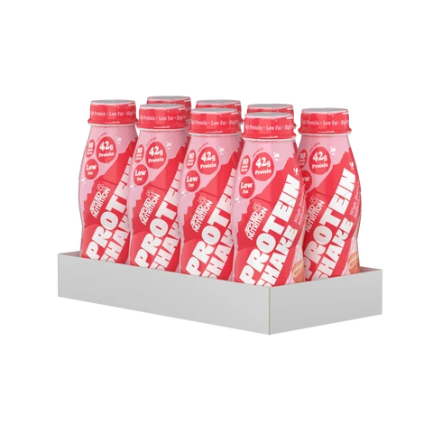 Applied Nutrition RTD High Protein Shake Strawberry and Cream Flavour Multipack - 8 x 500 ml
