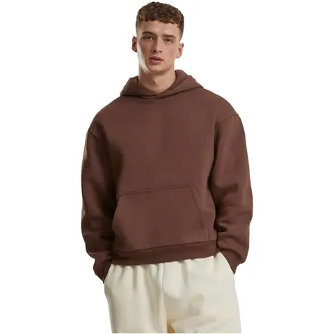 Urban Classics Flauschiger Hoodie Sweat & Fleece - Kapuzenpullover schokoladenbraun XXL