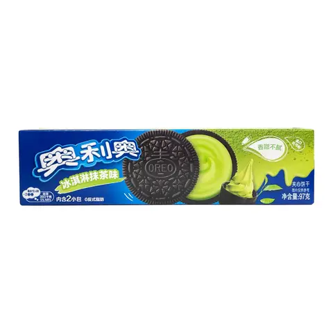 Oreo Eiscreme Matcha-Geschmack Sandwichkekse 97 g (Enthält 2 Packungen)