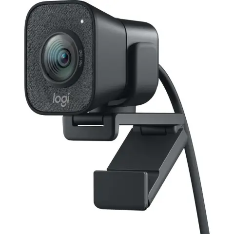 Logitech Streamcam Webcam für Live-Streaming und Content-Erstellung, Vertikales Video in Full HD 1080p bei 60 fps, Smart Autofokus, USB-C, für YouTube, Gaming Twitch, PC/Mac – Schwarz