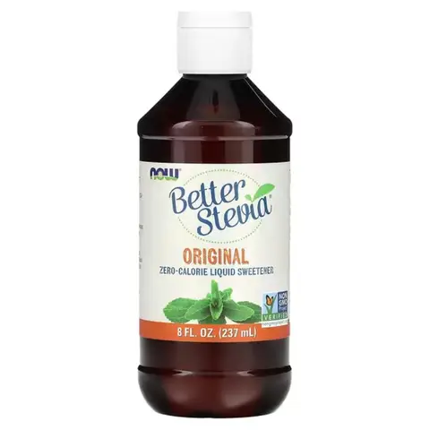 NOW Foods Better Stevia Sweetener Daily Wellness Support Liquid Original - 237ml