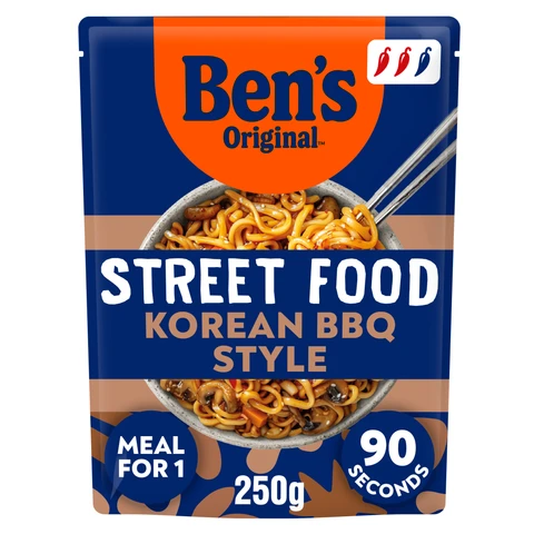 Ben's Original Street Food Korean Bbq Noodles 250g