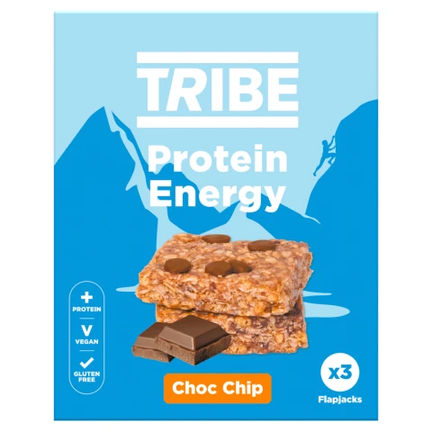 Tribe Protein Flapjack Choc Chip 3 X 38G