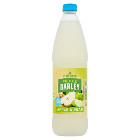 Morrisons No Added Sugar Apple & Pear Fruit Barley 1 litre