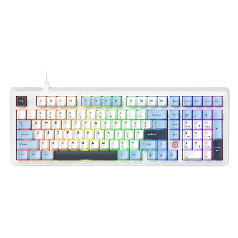 AJAZZ AK980 98% Wired Mechanical Gaming Keyboard,