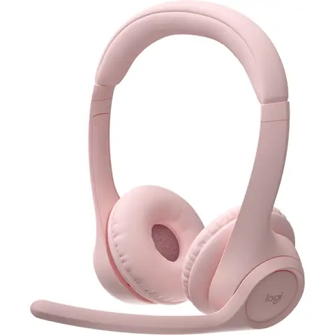Logitech Zone 300 Bluetooth-Headset, kabellos, mit Mikrofon und Geräuschunterdrückung, kompatibel mit Windows/Mac/Chrome/Linux/iOS/iPadOS/Android, Pink