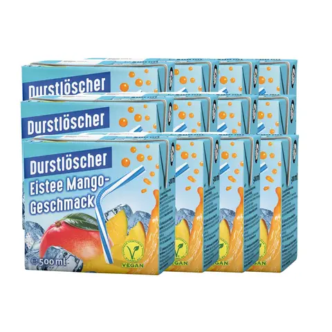 DURSTL.EISTEE MANGO 12x0,5L
