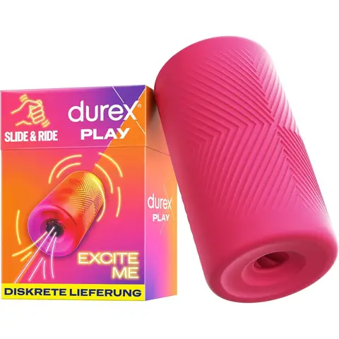 Durex Slide & Ride Masturbationshülle - Weicher & genoppter Masturbation Sleeve