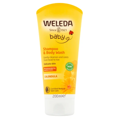  Weleda Calendula Shampoo & Body Wash 200ml