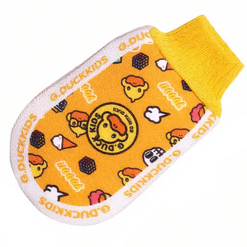 Leli Serviette de bain IP Cartoon, serviette de bain pour hommes et femmes, gants de frottement du dos épais double face