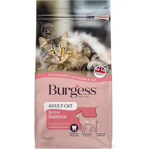 Burgess Adult Cat Scottish Salmon 1.5kg