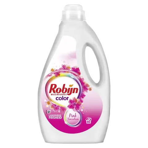 ROBIJN Vloeibaar Wasmiddel Color 60 Wasbeurten 3 L Pink Sensation