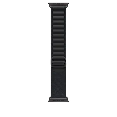 Apple Watch Alpine Loop - Schwarz (49mm, Schwarzes Titan, L)