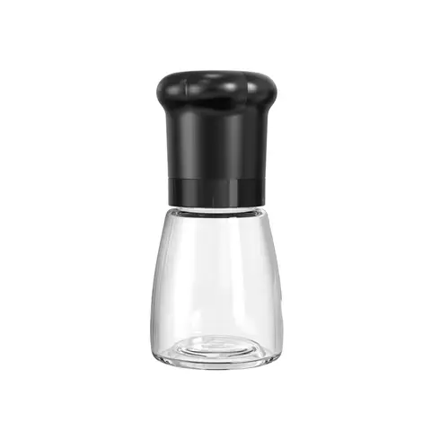 Cuisync KYMQ-AS-C Moulin manuel en PP et verre ,180 ml, noir
