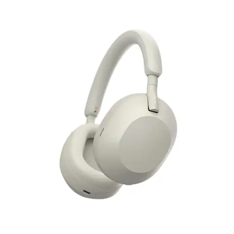 Sony WH1000XM5 Wireless Overhead Noise Cancelling Headphones - Silver