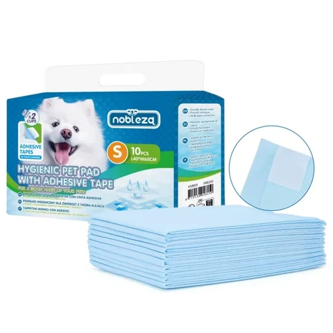 Hygienische Haustierunterlage mit Klebeband (10 Stück) L60 x B40 cm
