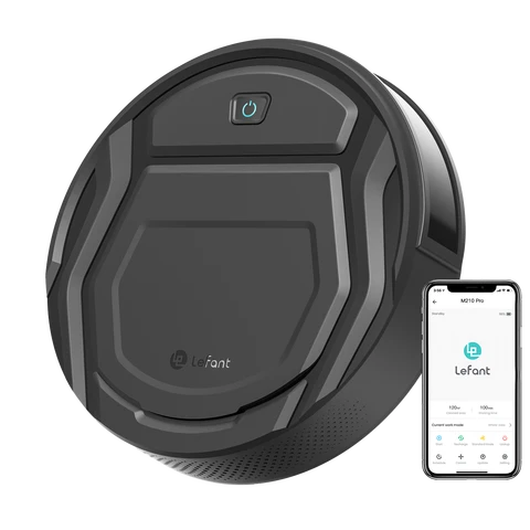 Lefant M210P Robotstofzuiger 120 Min Looptijd, Automatisch Opladen, Wi-Fi/App/Alexa Besturing