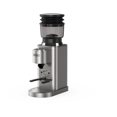 HiBREW G7 Automatic Burr Mill Electric Coffee Grinder with 48 Gears for Espresso American Coffee Pour Over Visual Bean Storage - Silver