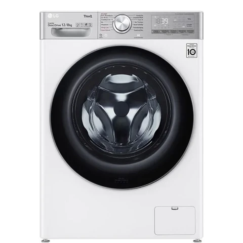 LG V9WD128H2 AI DD Washer Dryer (12 kg), white
