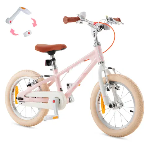 RoyalBaby EZ New Freestyle Vélo pour enfants en aluminium 14 pouces - Rose
