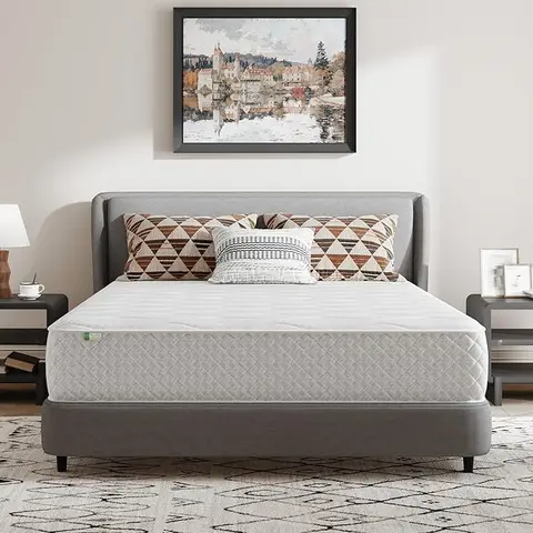 Novilla Nova Mattress Hybrid Essential Pocket Sprung Mattress with Breathable Layers, 20cm Thick Cool Touch Cover & Oeko-Tex Certified Fabric, 150x200cm