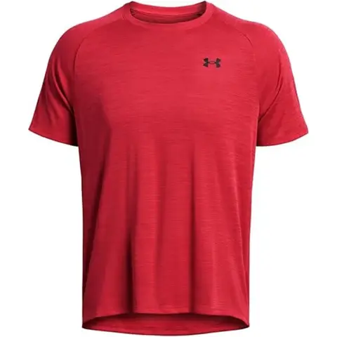 Under Armour Tech Textured Men's Short Sleeve T-Shirt - Red