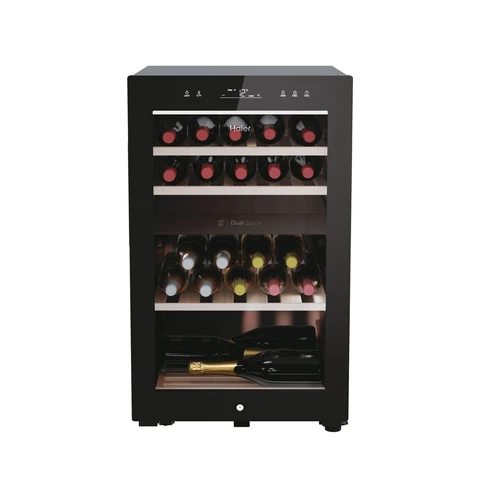 Haier HWS42GDAU1 Series 7 Smart Wine Cooler – 42 Bottle Capacity, Dual Zone & Wi-Fi Connected