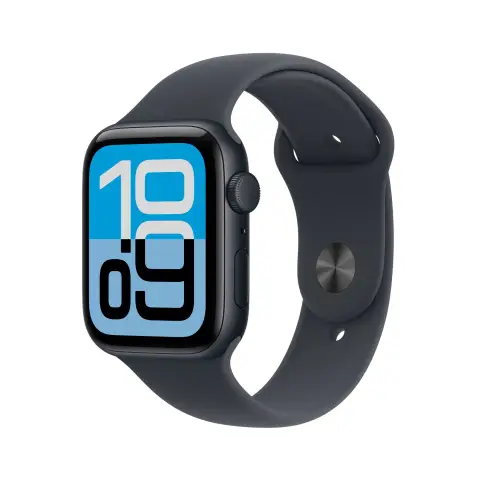APPLE Watch SE 3 GPS 44 mm Starlight Aluminiumgehäuse mit Starlight Sportarmband - S/M