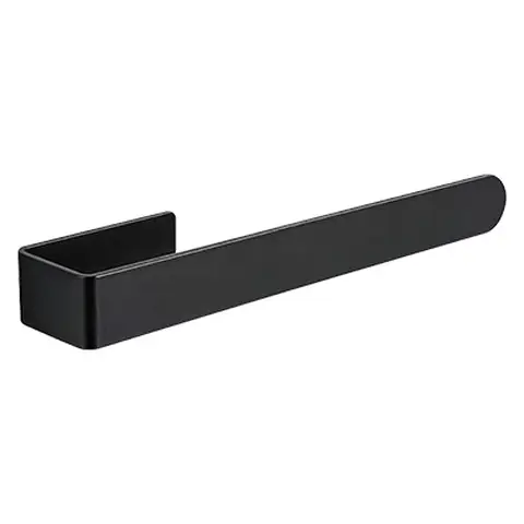 Vilscijon Stainless Steel Towel Bar, Hand Towel Rack, Bathroom Hand Towel Hanging Rod with Hooks, Multi-purpose Wall-mounted Shelf for Toilet