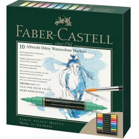 FABER-CASTELL Coffret de 10 Marqueurs Aquarelle Albrecht Dürer