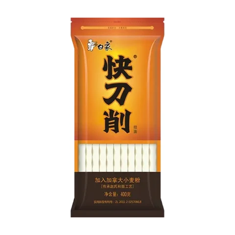 Baixiang Sliced Noodles 400g
