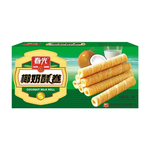 Chun Guang Coconut Milk Crispy Rolls 158g