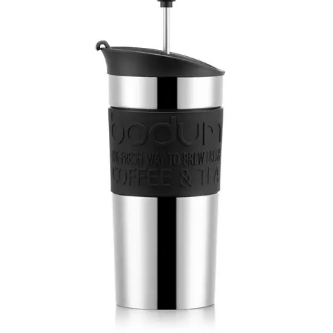 Bodum Travel Press Portable Coffee Maker 350ml with extra Lid