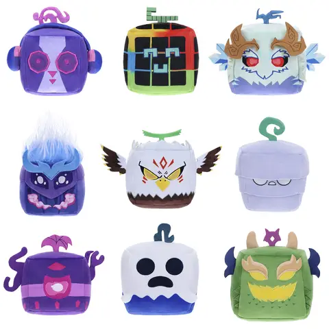 Blox Fruits Series 3 4inch Collectable Soft Toy Plush Blind Box Assortment