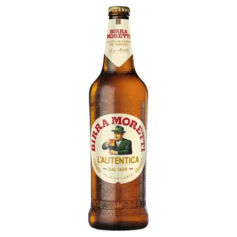 Birra Moretti Lager Beer Bottle 660ml