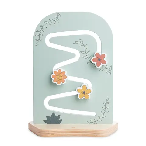 Hauck Play Tray Spiel Planting Motorikbrett für Hochstuhl Alpha+, Beta+ & Arketa - Flowers