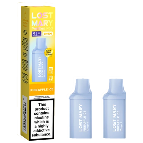 Lost Mary Bm600 Prefilled Podx2 Pineapple Ice