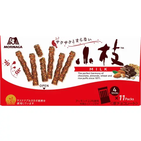 Morinaga Koeda Cookies (Milk) 59.4g/box 森永 小枝餅乾牛奶味 59.4g/盒