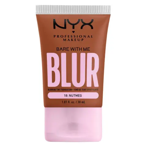 NYX Professional Makeup Bare With Me Blur Tint Foundation 18 Nutmeg