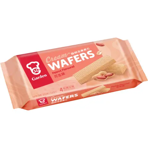 Garden Cream Wafers Peanut Flavour 200g 嘉頓 忌廉威化 (花生味) 200g