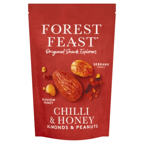 Forest Feast Serrano Chilli Honey Peanuts & Almonds 120g