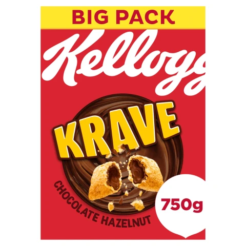 Kellogg's Krave Chocolate Hazelnut 750g